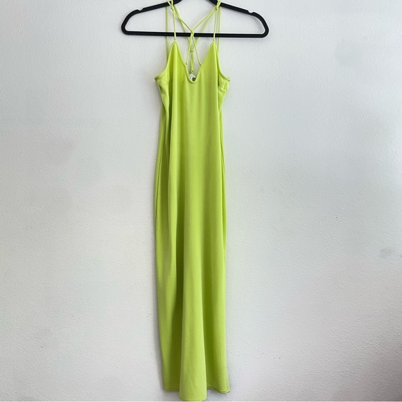 Frame Neon low V Strappy Slip Dress size XS - Picture 12 of 16
